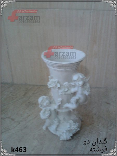 گلدان دو فرشته فایبرگلاس
