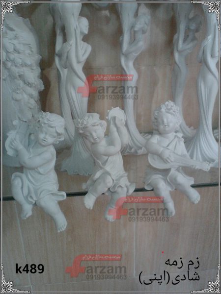 مجسمه پلی استر فرشته زمزمه شادی