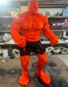 Fiberglass Hulk statue